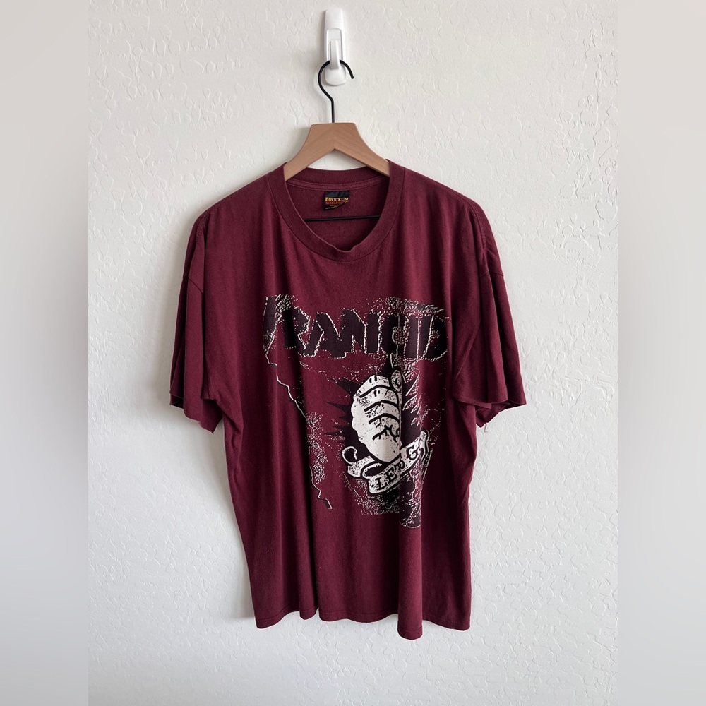 *RARE* Vintage Rancid Let’s Go licensed band concert shirt Brockum/ single stich